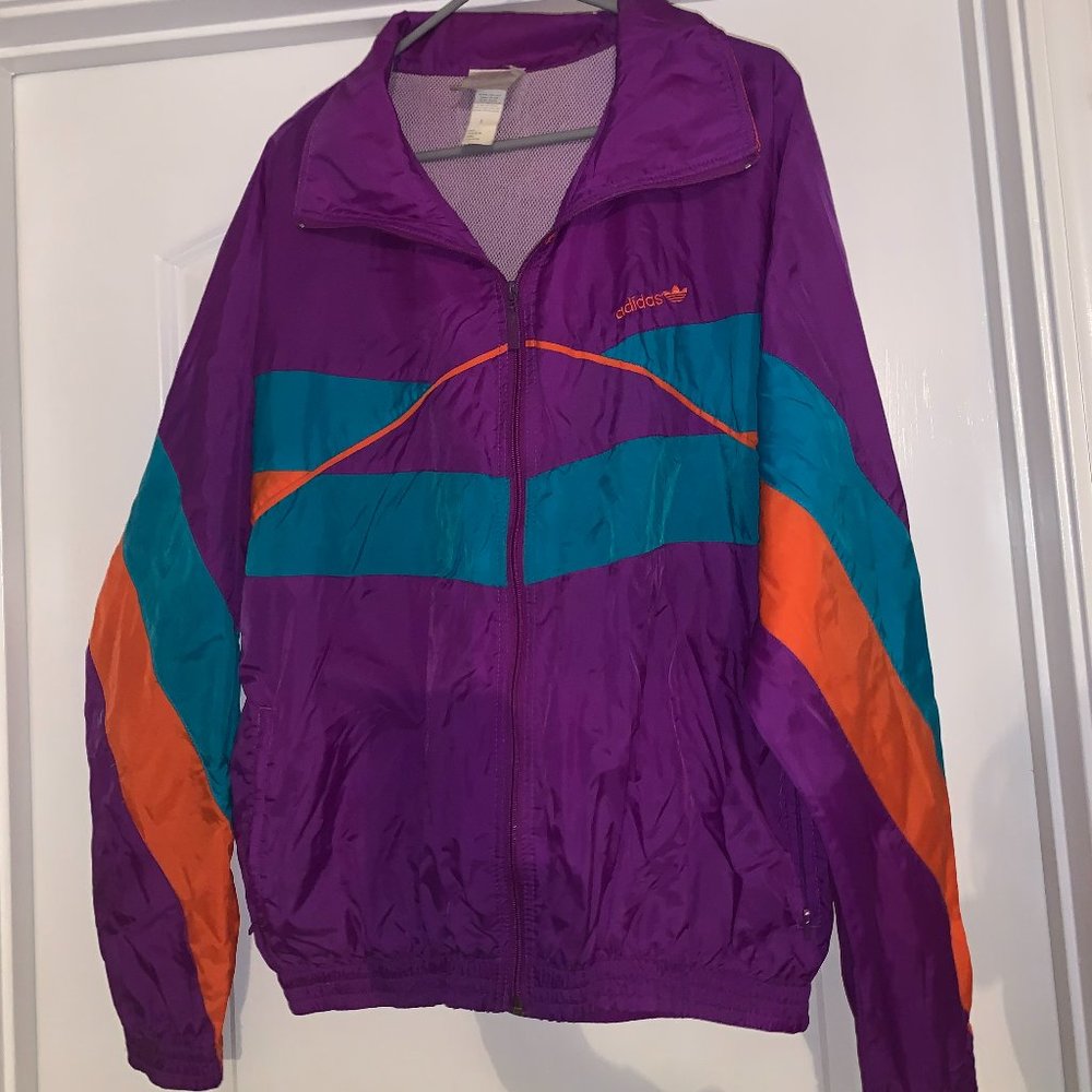 Authentic Vintage 80's Adidas Windbreaker